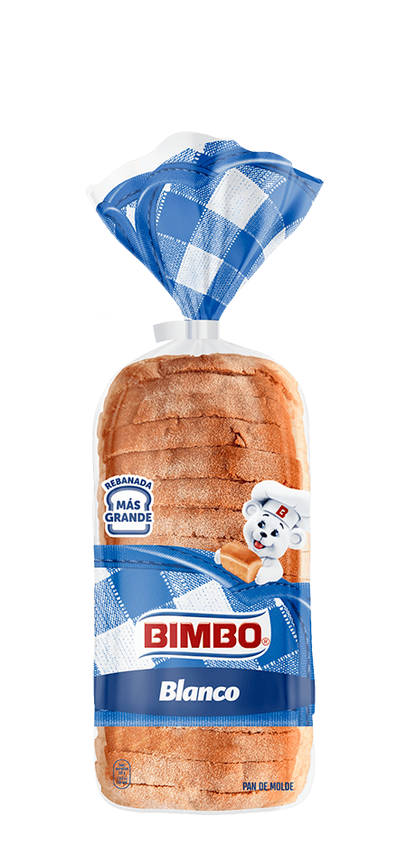 Pan de molde Bimbo® blanco con corteza